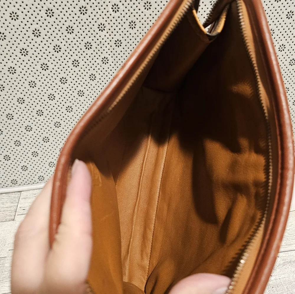 MCM Brown Leather Clutch Bag - Picture 10 of 15